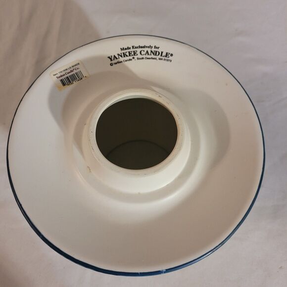 Cute Yankee Candle Shade Spring Summer Lighthouse Beach Nautical Boats Embossed - Picture 6 of 8